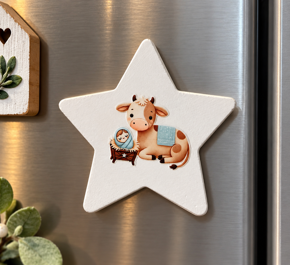 Íman estrela de Natal